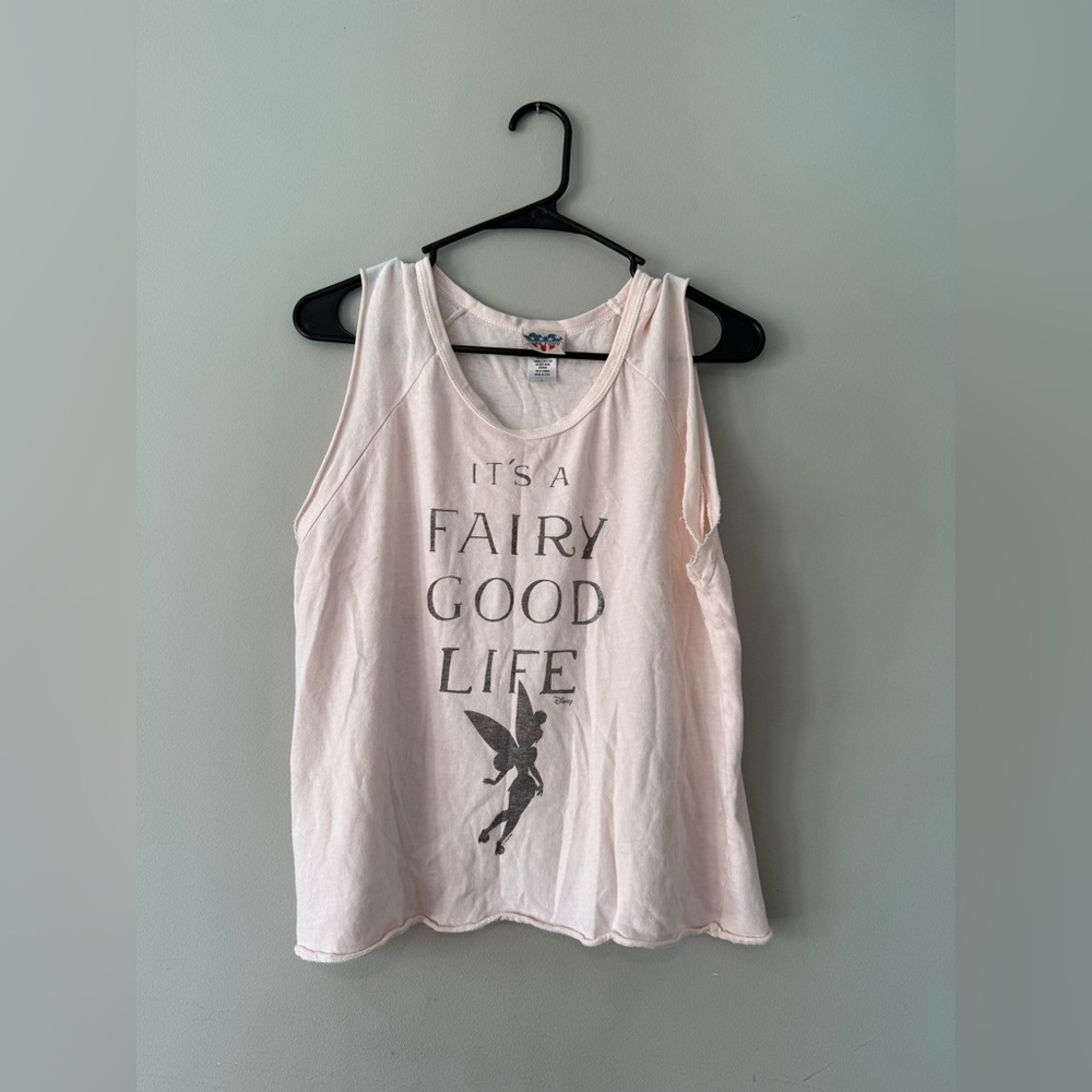 Junk Food Clothing Pink Fairy Graphic Tank Top